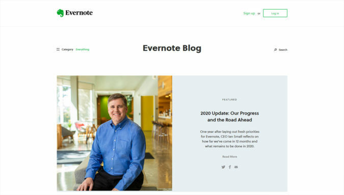 Evernote Blog