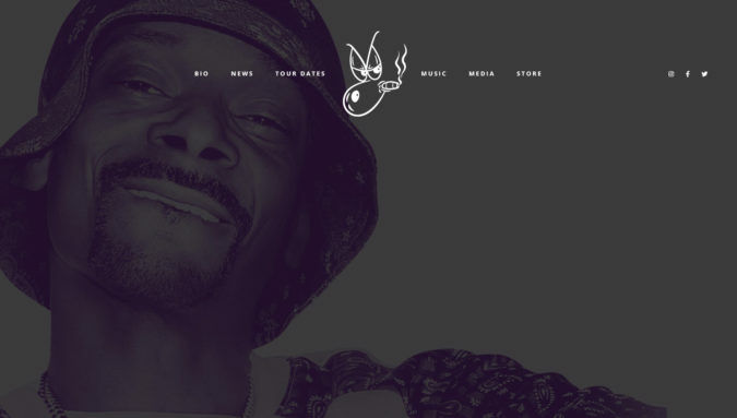 Snoop Dog Webseite