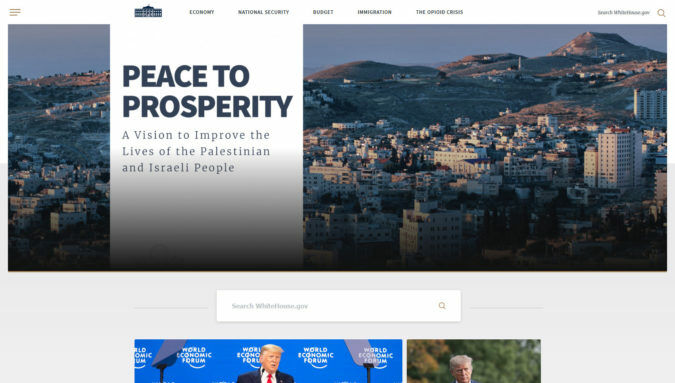 Weißes Haus - offizielle Webseite