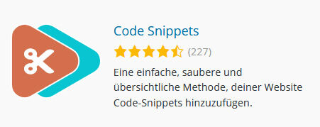 Code Snippets - WordPress Plugin