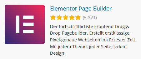 Elementor - WordPress Page Builder und Theme Builder