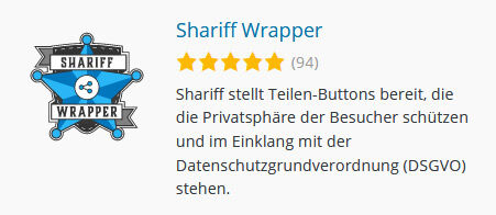 Shariff Wrapper - DSGVO konforme Teilen-Buttons für WordPress