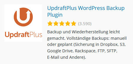 Updraft Plus - WordPress Backup Plugin