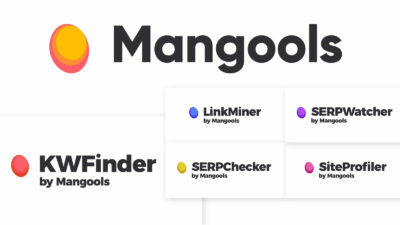 Mangools SEO Tool mit 5 Modulen: KWFinder, LinkMiner, SERPWatcher, SERPChecker, SiteProfiler