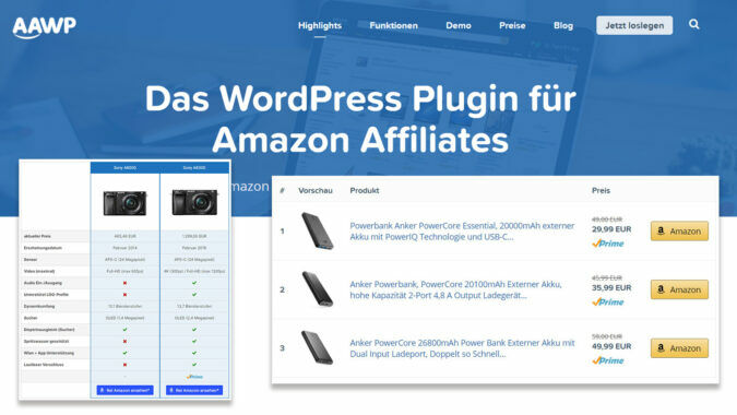 AAWP - Amazon Affiliate WordPress Plugin