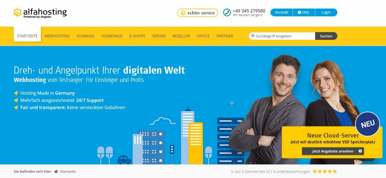 Alfahosting - Webhosting aus Deutschland